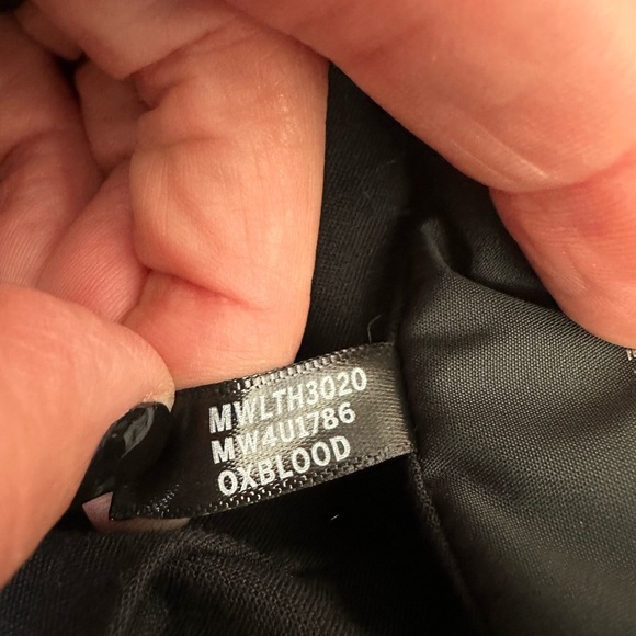 Andrew Marc New York Burgundy Leather Moto Jacket Sz M - Picture 9 of 9